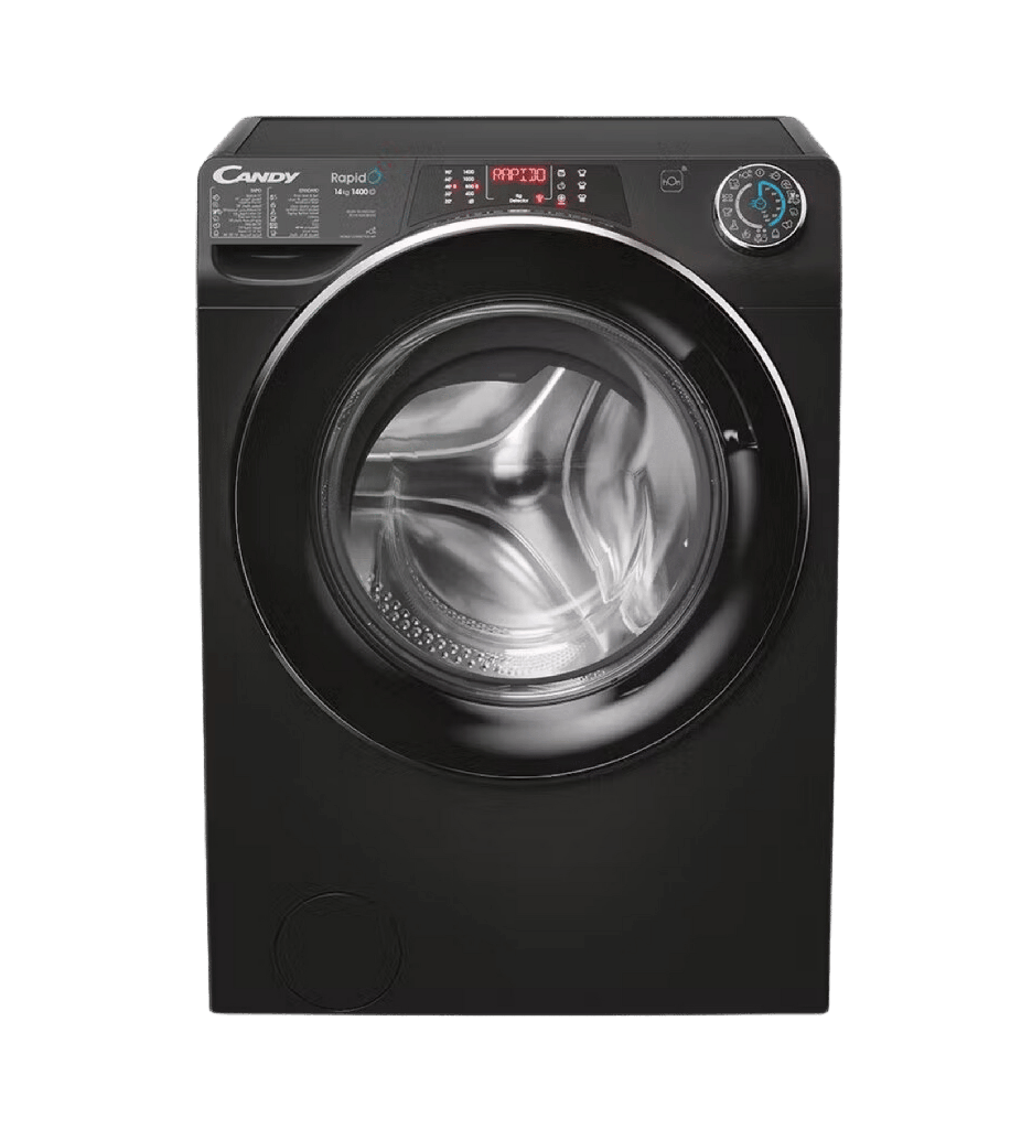 غساله كاندى 14ك 1400لفه سلفر باب اسود انفرتر WIFI بالبخار RO14146DCRT-EGY