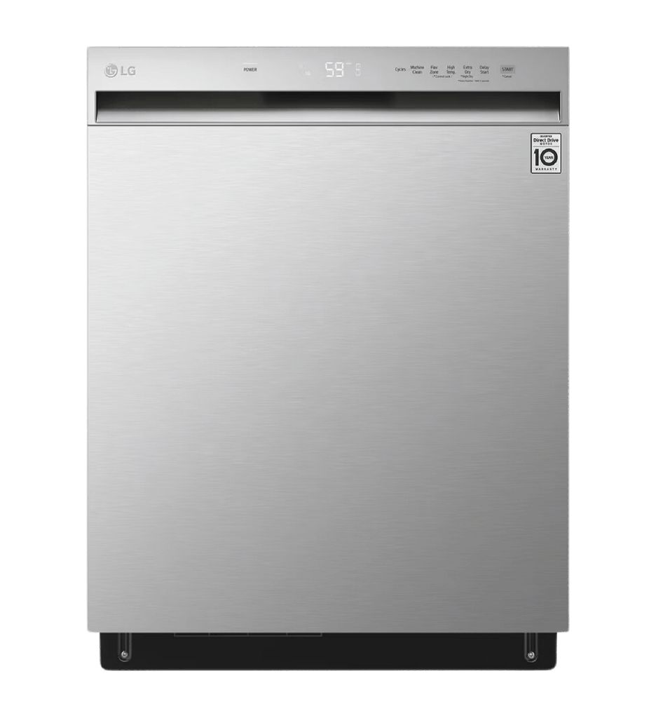 غساله اطباق ال جي 14 فرد 2 رف سلفر كوري بدون بخار DFC612FV