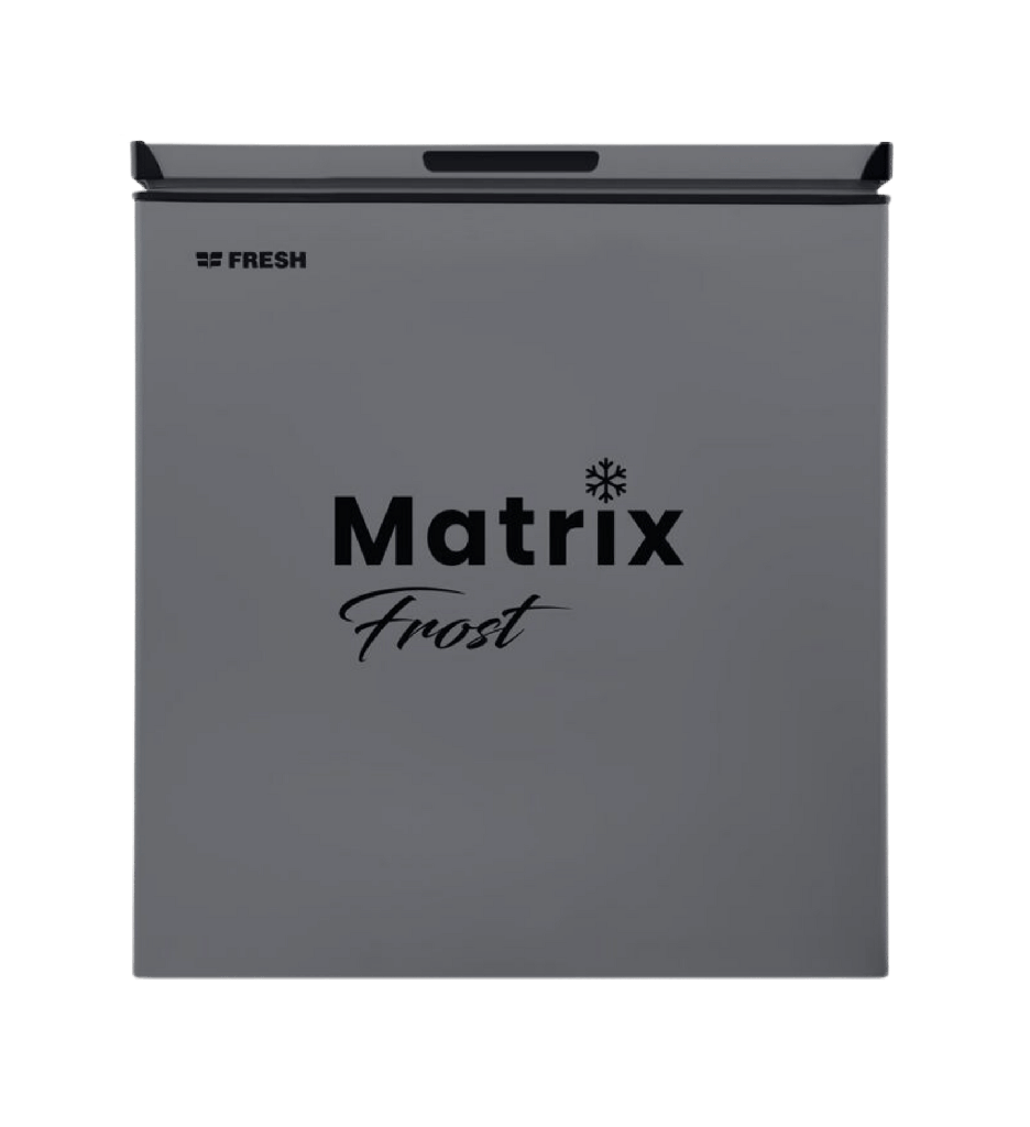 فريزر فريش افقي 165 لتر ماتريكس  سلفر بدون لمبه بدون مقبض FDF-220