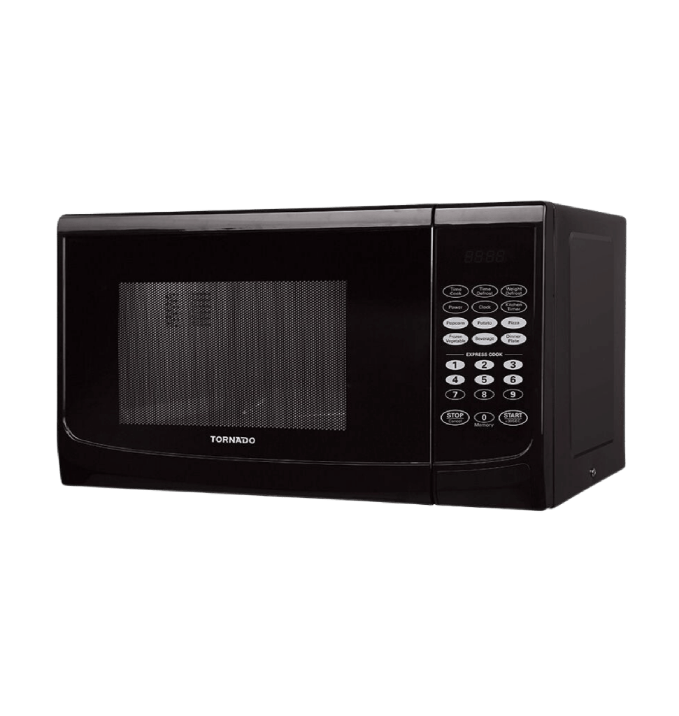 ميكروويف تورنيدو 28 لتر سولو 900 وات اسود 6 قوائم للطهي TMD-28S-BK