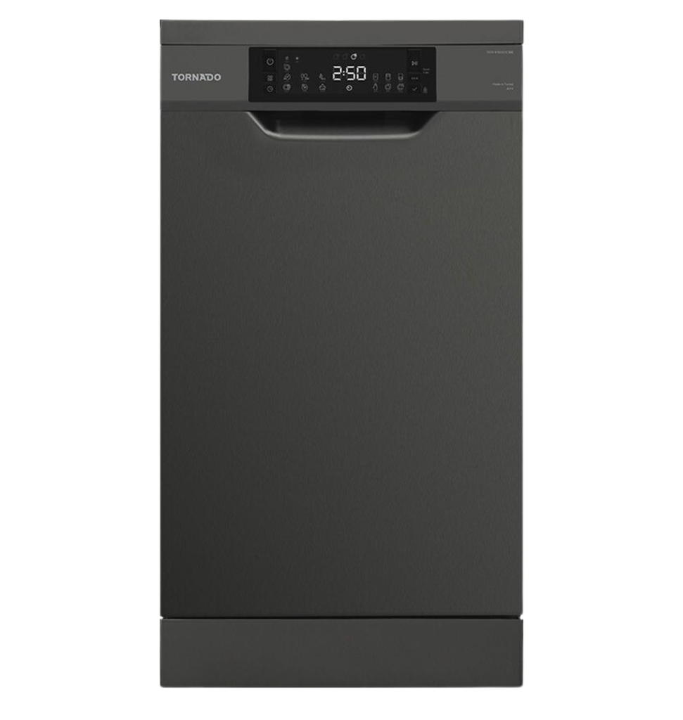 غساله اطباق تورنيدو 10 فرد اسود غامق TDV-FN107CBK