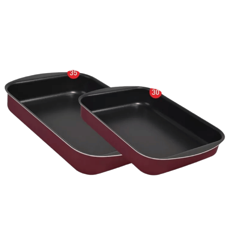 طقم تيفال أرماتال صينيه فرن مستطيله 35- 30