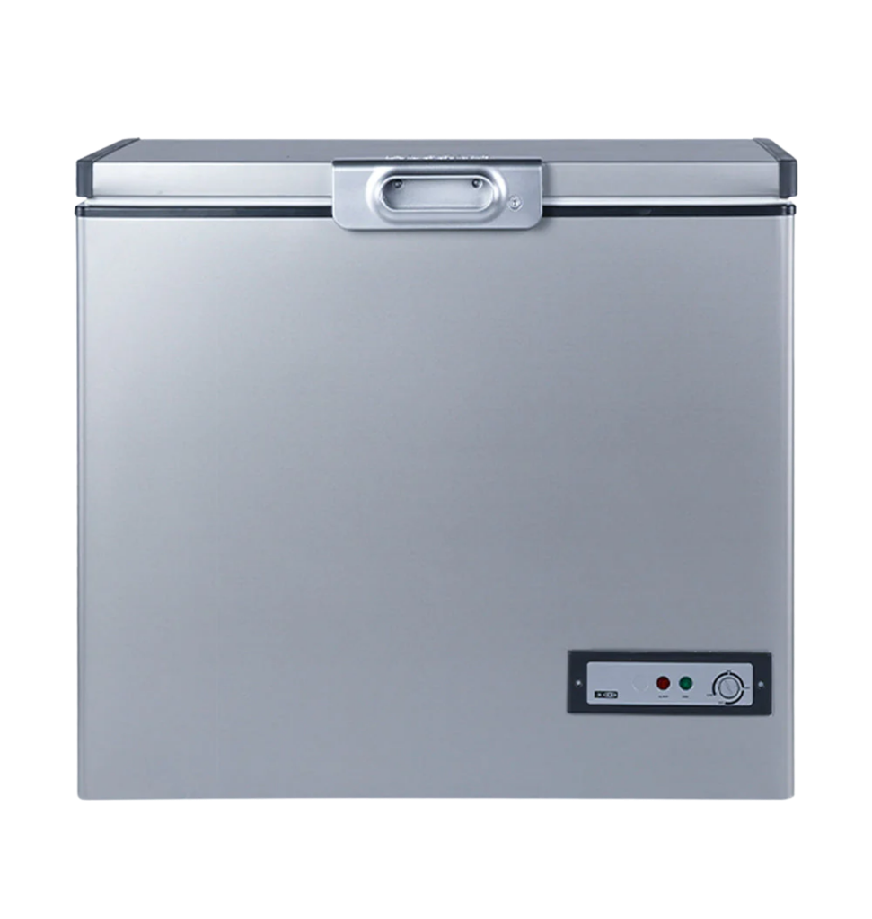 فريزر باساب افقي 260 لتر سلفر داخلي ستانلس باب جرار CF335PASSISAGlass
