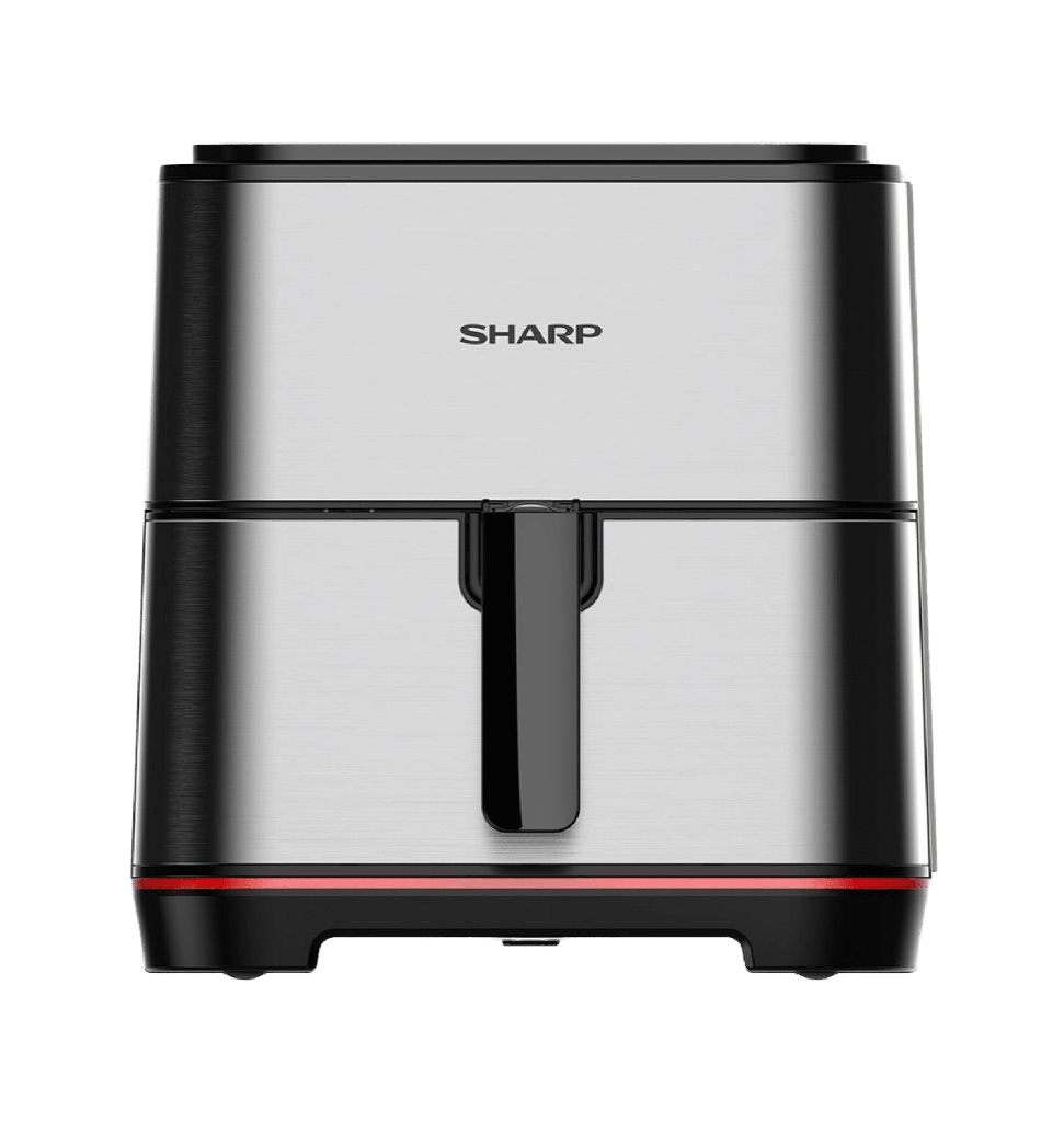 قلايه هوائيه شارب 7لتر 1650وات ديجيتال 8 قوائم ستانلس بضمان العربي KF-AF70RT-ES2