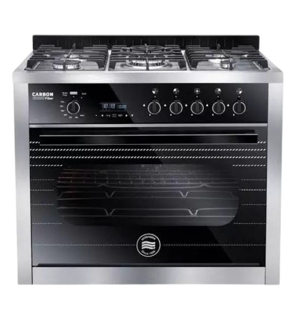 بوتجاز يونيون اير كاربون فايبر اوتو كوك 90 ستانلس امان كامل حمالات زهر 2 مروحه  باب هيدروليك C69SS-GC-383-ICPS2F-GCF-2W-AL