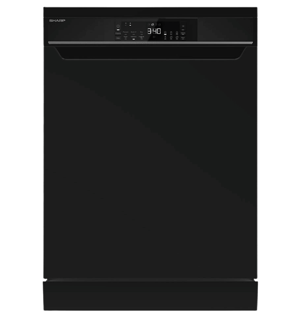 غساله اطباق شارب 13 فرد 8 برنامج تركي ديجيتال اسود QW-V813-BK2