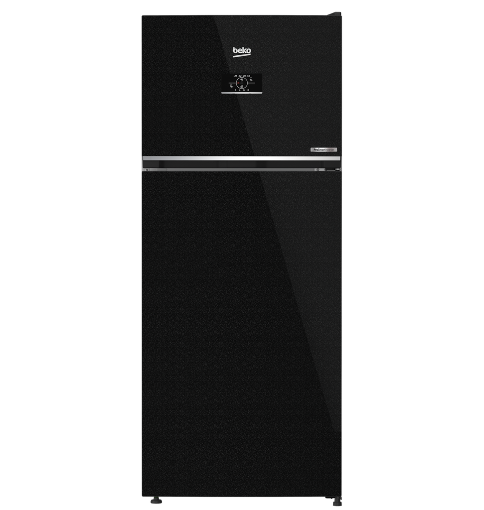 ثلاجه بيكو 367 لتر 2 باب اسود ديجيتال انفرتر الجديده RDNE420K02DXITEGB