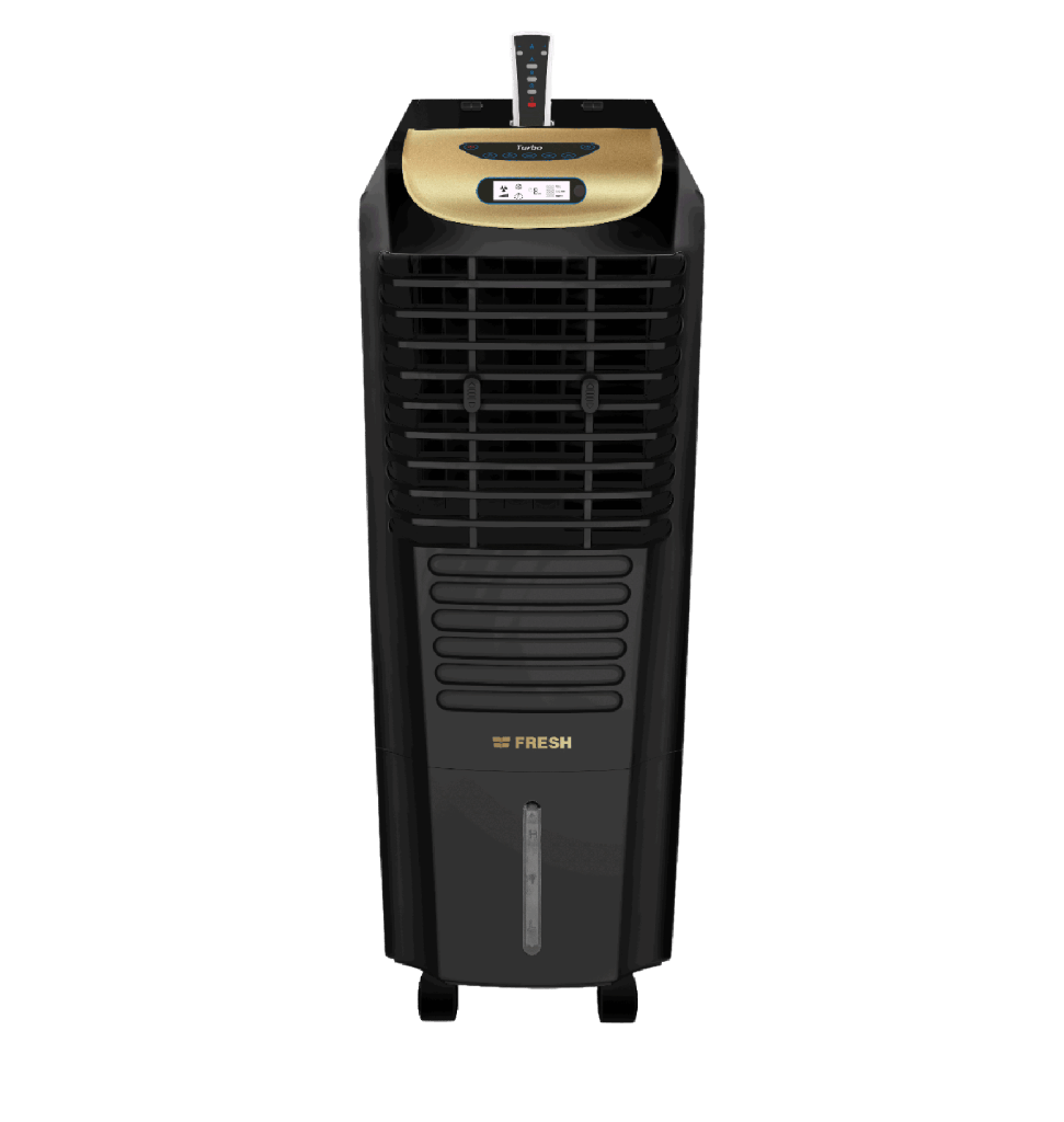 مبرد هواء فريش 25 لتر تربو ديجيتال اسود
