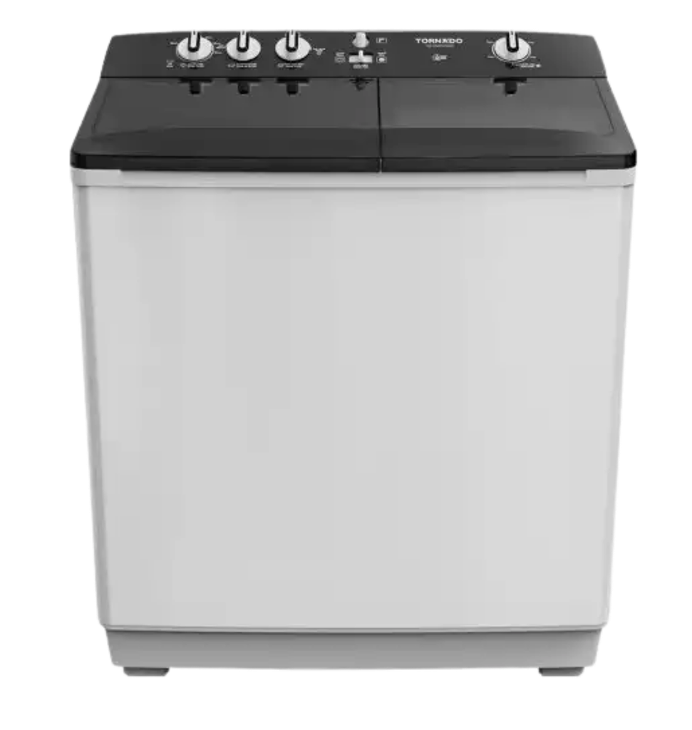 غساله تورنيدو هاف  7ك طلمبة جسم معدني أبيض TVH-HM07TP(WK)