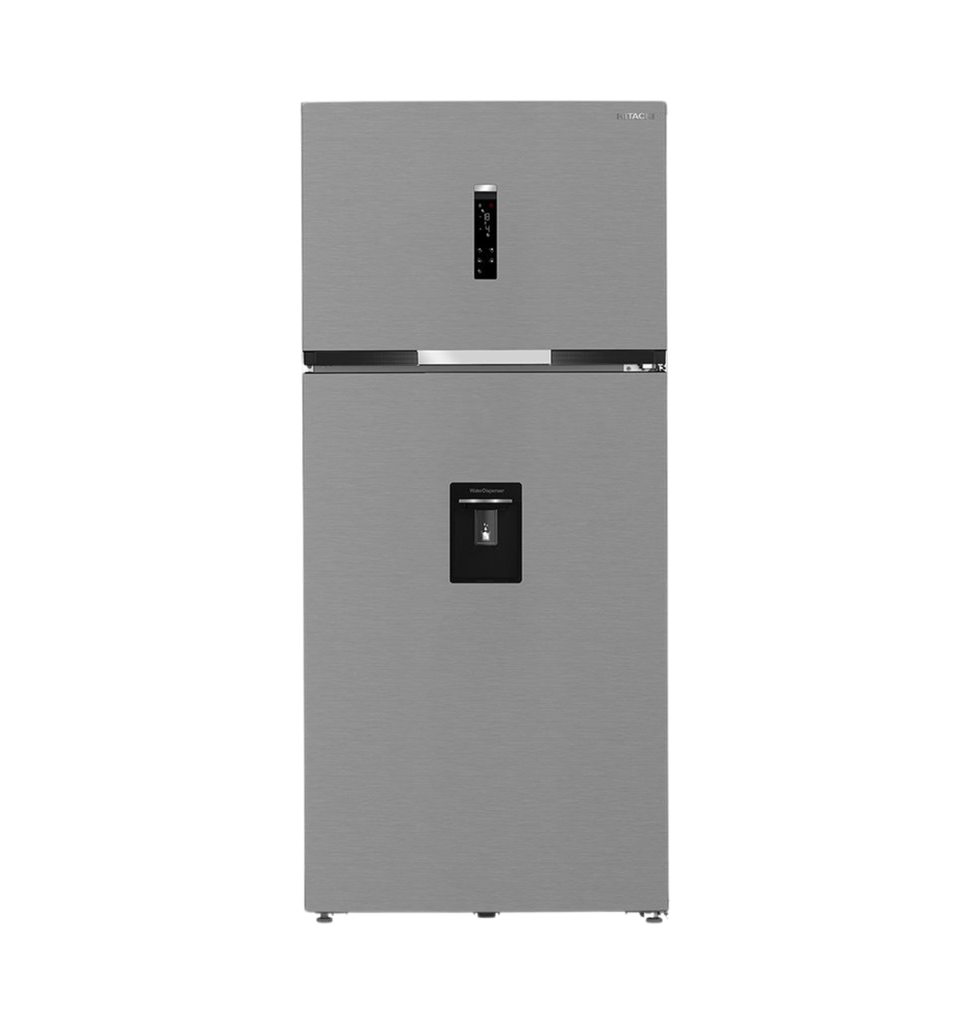 ثلاجه هيتاشي 630 لتر ديجيتال انفرتر بالحنفيه اينوكس R-V650EY2R