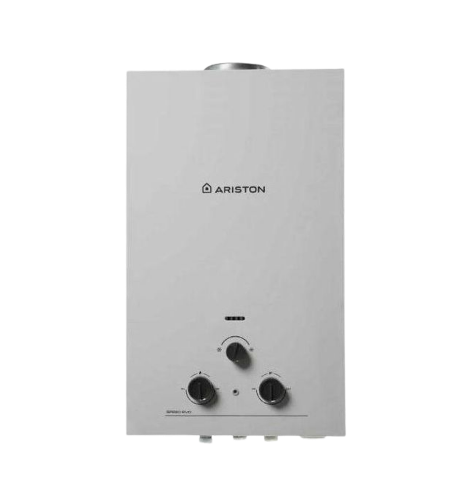 سخان اريستون 10 لتر غاز طبيعي بالادابتر SPEED EVO 10 NG ADPT