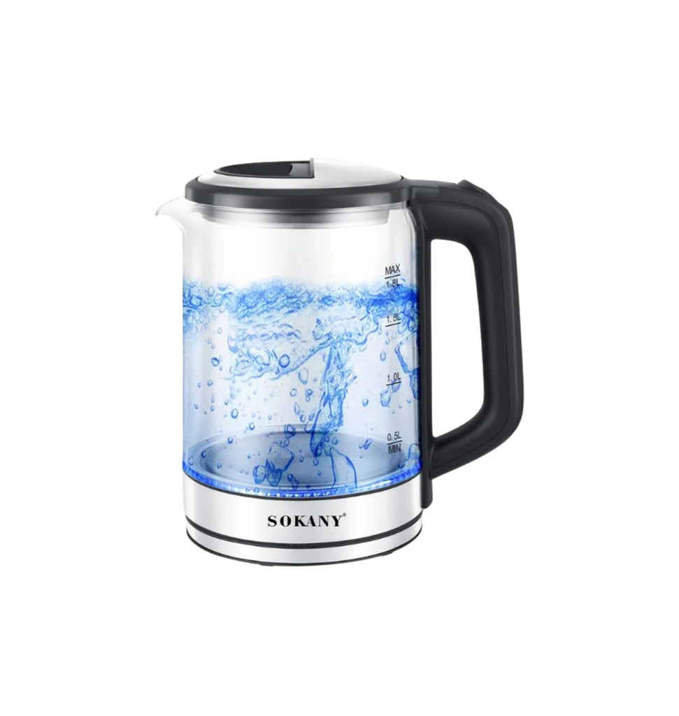 غلايه زجاج سوكاني 1.8 لتر 1500 وات SK-09012