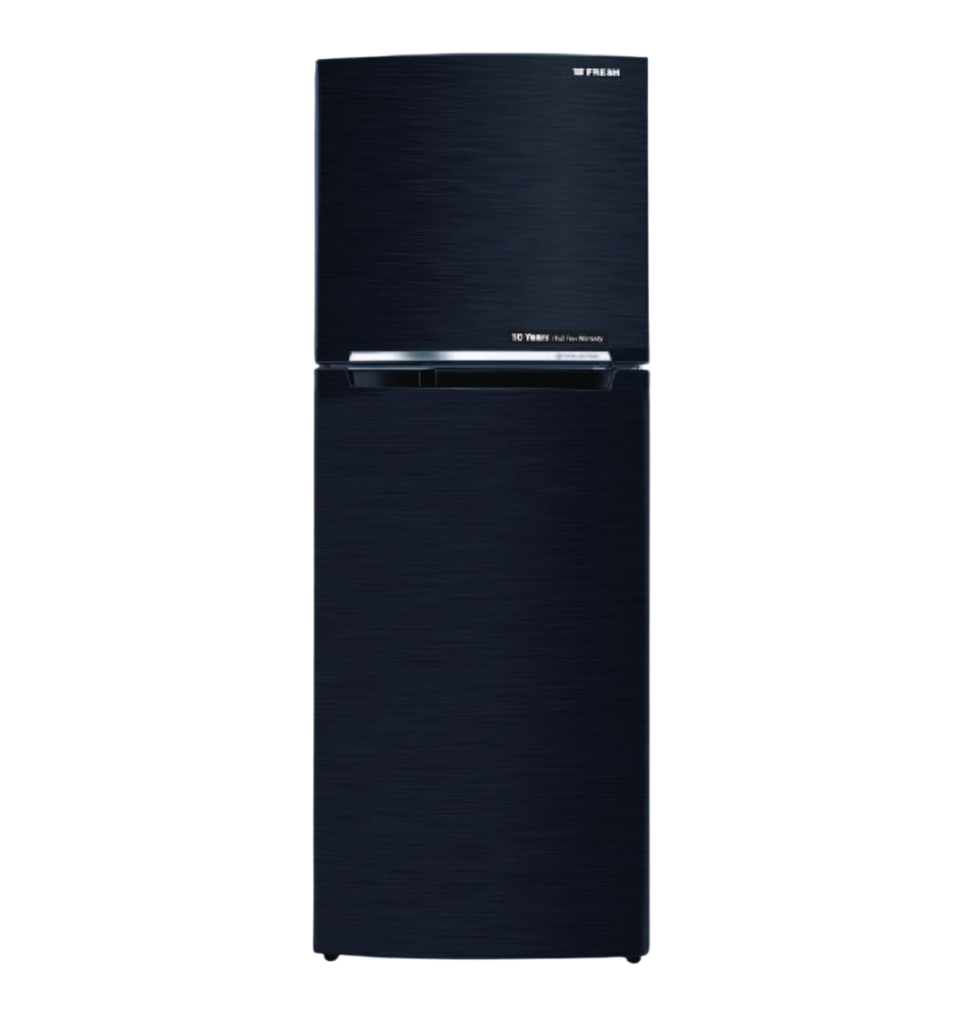 ثلاجه فريش 329 لتر اسود داكن ميكانيكال مقبض جانبي FNT-BS370BMB