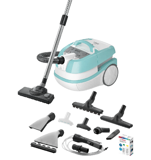 [2007109] مكنسه بوش 2100 وات مبلل وجافه وفلتر HEPA بولندي BWD420HYG