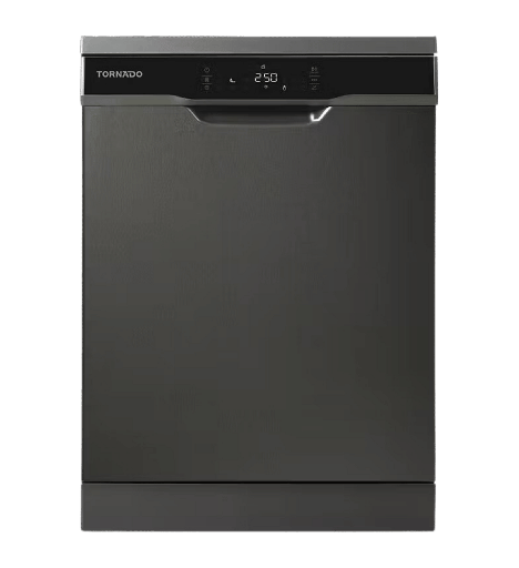 [2007807] غساله اطباق تورنيدو 12 فرد اينوكس غامق TDV-FN128CDX
