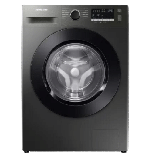 [2007888] غساله سامسونج 8ك 1400 لفه بخار انفرتر سلفر WW80T4040CX1AS