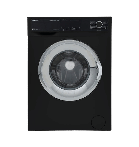 [104034] غساله شارب 7 ك 1000 لفه ديجيتال اسود ES-FP710CXE-B