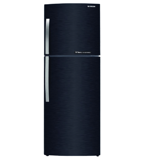 [500006384] ثلاجه فريش 369 لتر اسود بدون شاشه مقبض FNT-B400BB