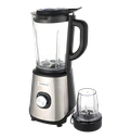 خلاط كينوود 1000 وات جسم ستانلس ودورق زجاج 2 لتر (مطحنه) + مبشره BLM45