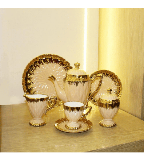 [104842] طقم شاي بجاتوه الطيب 24ق