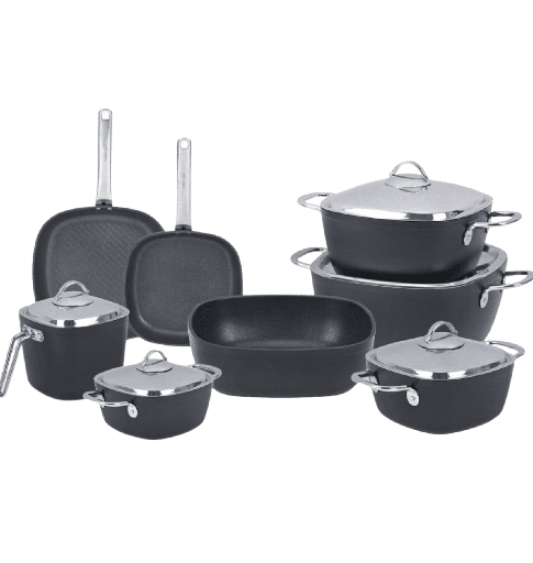 [105869] طقم سافلون تيتانيوم 13 ق باور لاين مربع يد استيل