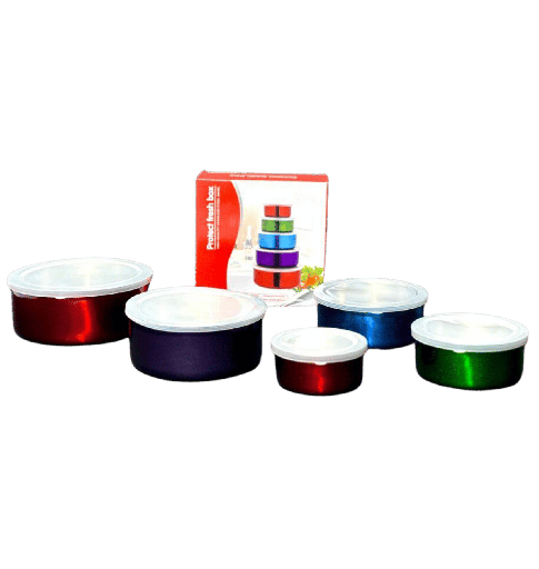 طقم ثلاجة صغير استيل الوان سلطان