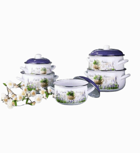 [106107] طقم صاج قلب مشجر(الصديق)