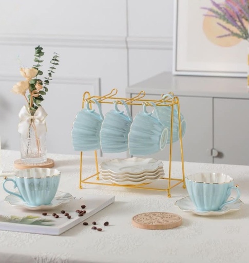 [108133] طقم شاي بطبق لاستر الباشا