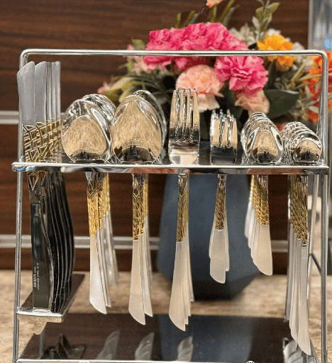 [108753] طقم معالق 42 استاند ارشا