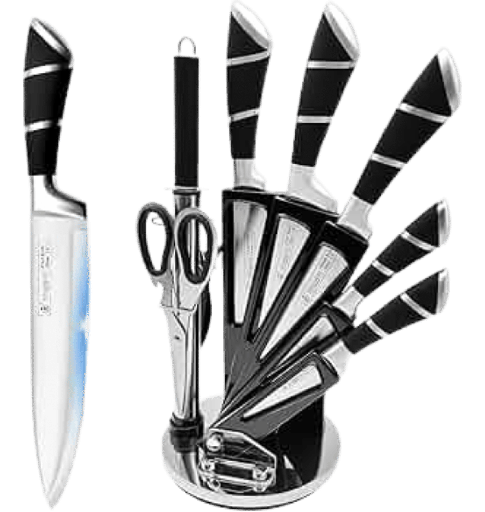 [2002001] طقم سكينة صب عل حامل السيف