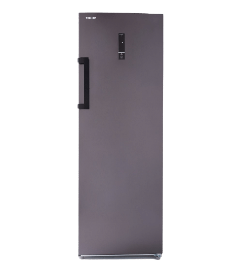 [92031010Z05361] فريزر توشيبا 7 درج 238 لتر رمادي باب ثابت/ميديا GR-RU312WE-DMN(37H)