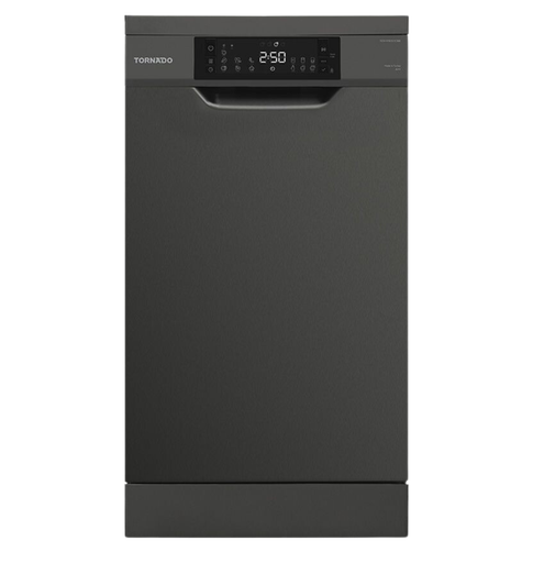 [2003774] غساله اطباق تورنيدو 10 فرد اسود غامق TDV-FN107CBK