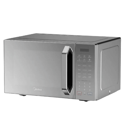 [92070020Z04382] ميكروويف ميديا 28 لتر ديجيتال سلفر باب زجاج مرايا بالشوايه EG9P032MX-S