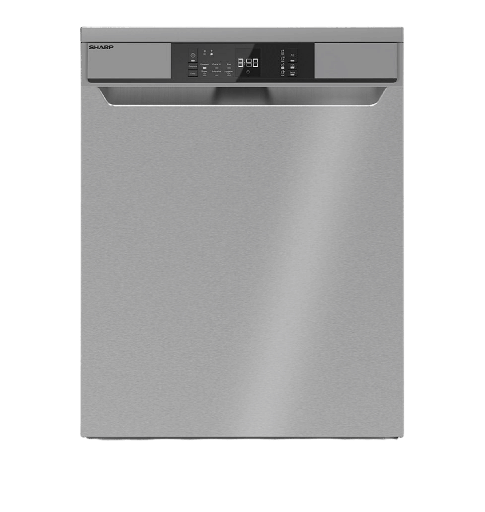 [2004112] غساله اطباق شارب 13 فرد 8 برنامج تركي ديجيتال سلفر QW-V813-SS2