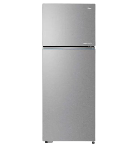 [2004405] ثلاجه هاير 473 لتر انفرتر سلفر HRF-672VCFMESEG