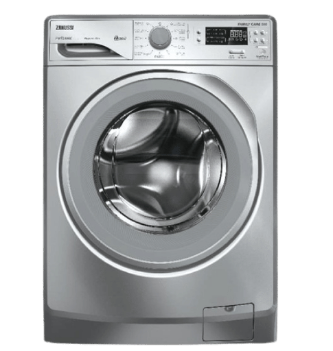 [914909446] غساله زانوسي 7ك 1200 لفه   TC 4 فضي باب رمادي باطار فضي ZWF7240SV5