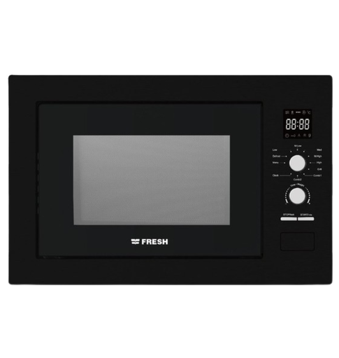 [500016804] ميكروويف فريش بلت ان 25 لتر ديجيتال اسود بالشوايه FBMW-25ECG-BW