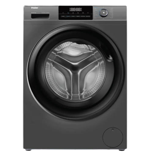[CEACYF000] غساله هاير تحميل امامي 9ك 1400 لفه انفرتر سلفر HW90-BP14929AS6