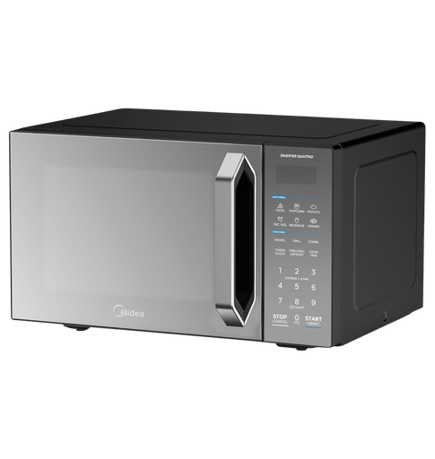 [92070020Z05161] ميكروويف ميديا 25 لتر ديجيتال بالشوايه اسود باب زجاج مرايا EG9P022MX-B